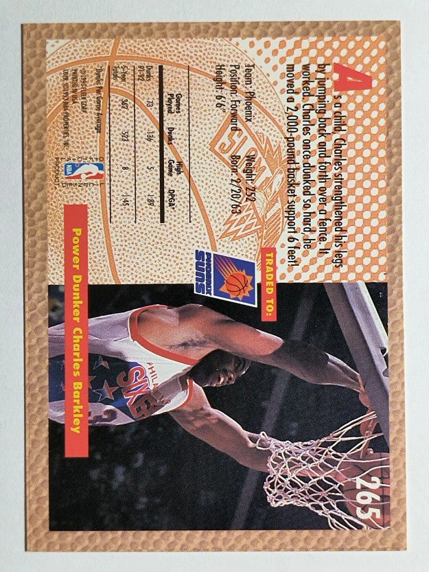 1992-93 Fleer #265 Charles Barkley SD (NM)
