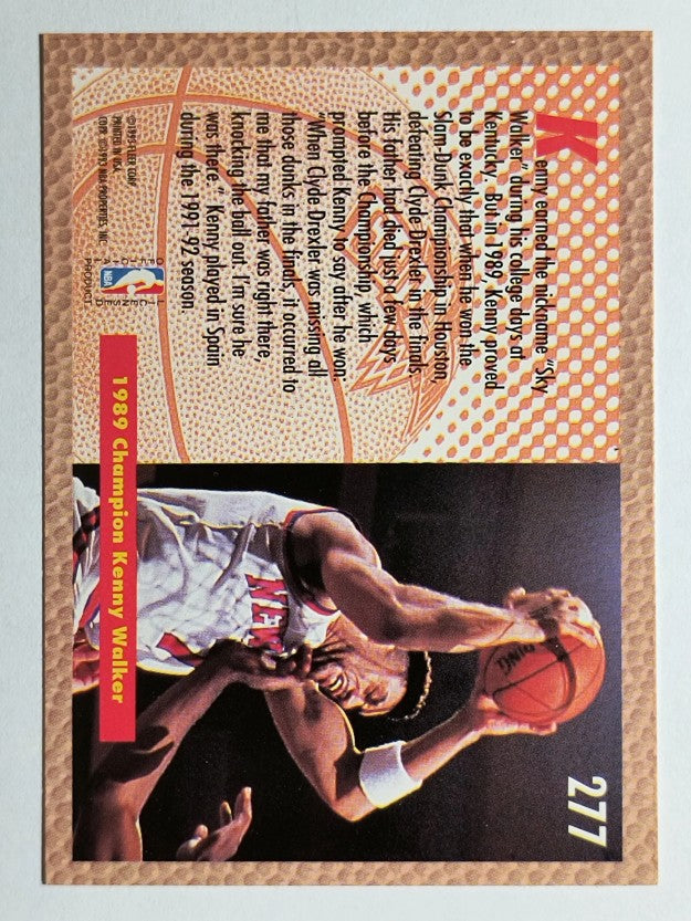 1992-93 Fleer #277 Kenny Walker SD