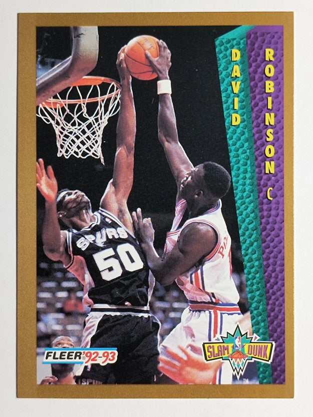 1992-93 Fleer #288 David Robinson SD