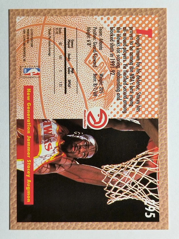 1992-93 Fleer #295 Stacey Augmon SD