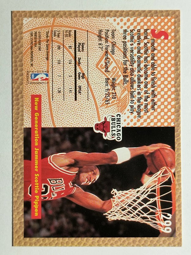 1992-93 Fleer #299 Scottie Pippen SD