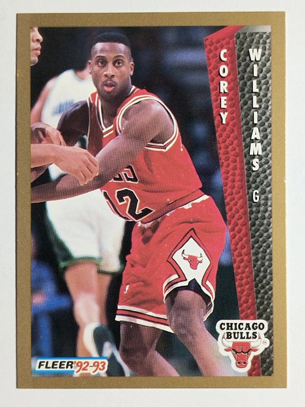1992-93 Fleer #316 Corey Williams RC