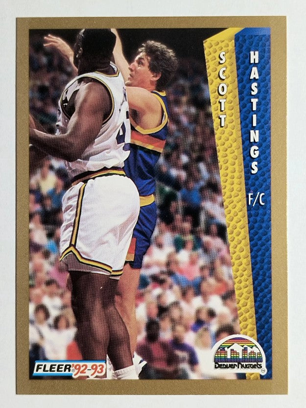 1992-93 Fleer #329 Scott Hastings
