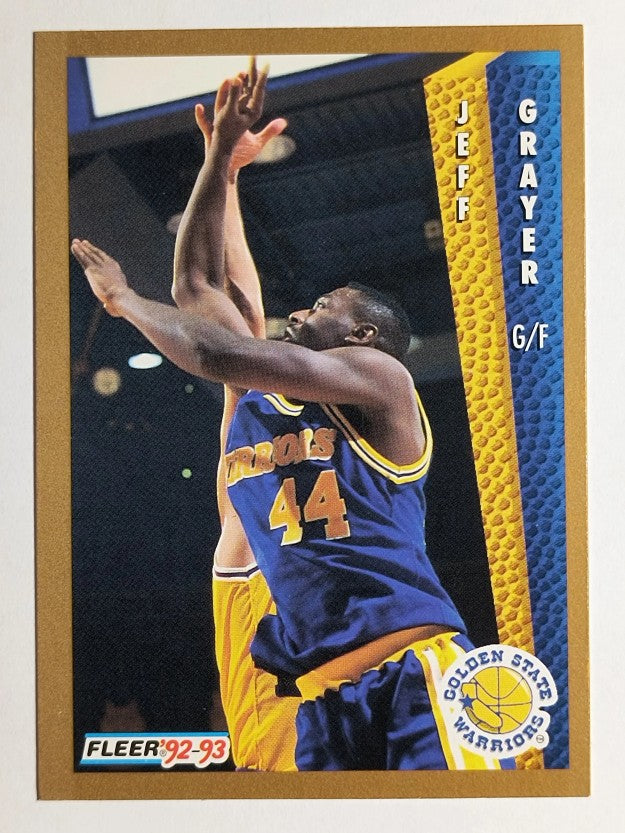 1992-93 Fleer #339 Jeff Grayer