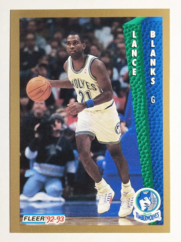 1992-93 Fleer #378 Lance Blanks