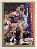 1992-93 Fleer #391 Jayson Williams