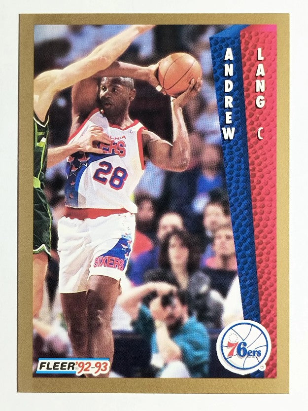 1992-93 Fleer #406 Andrew Lang