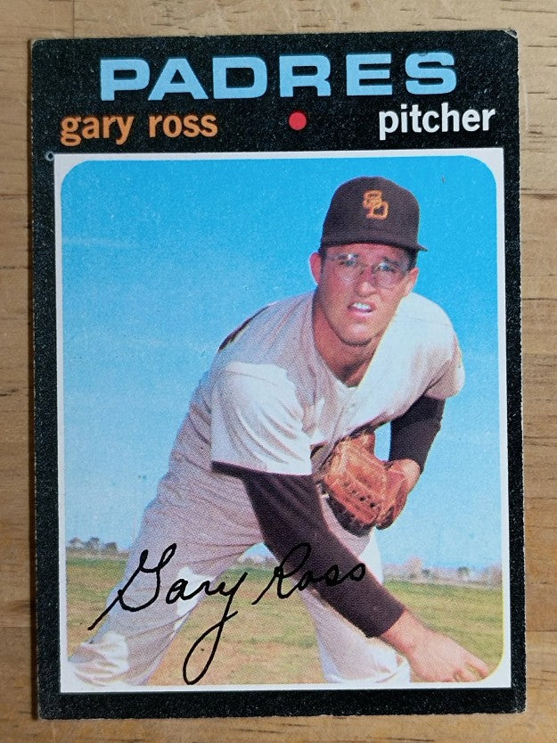 1971 Topps #153 Gary Ross (EX)