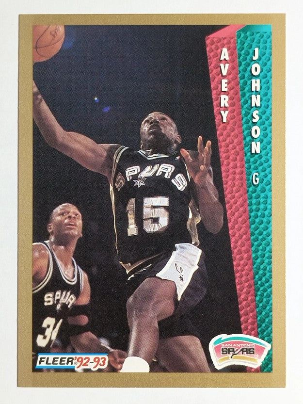 1992-93 Fleer #429 Avery Johnson