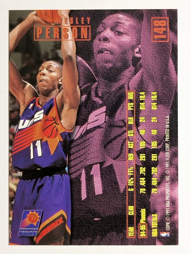 1995-96 Fleer #148 Wesley Person