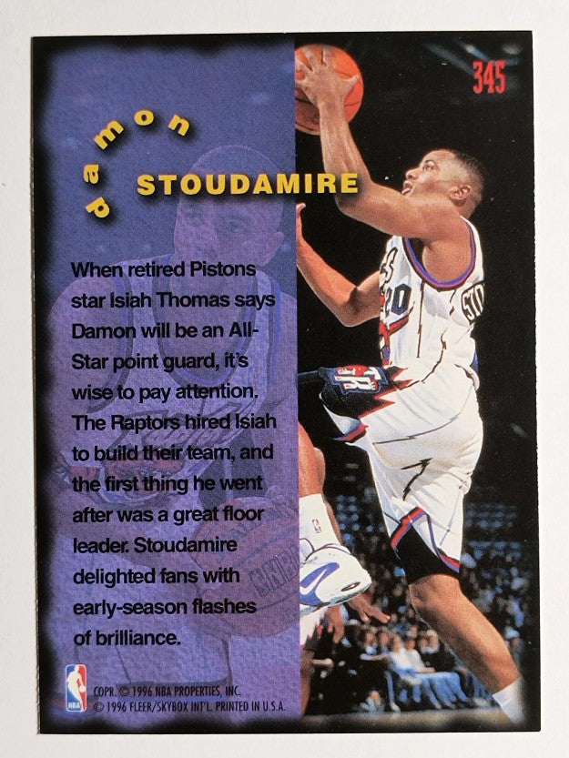 1995-96 Fleer #345 Damon Stoudamire FF (NM)
