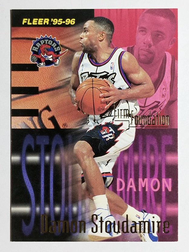 1995-96 Fleer #345 Damon Stoudamire FF (NM)