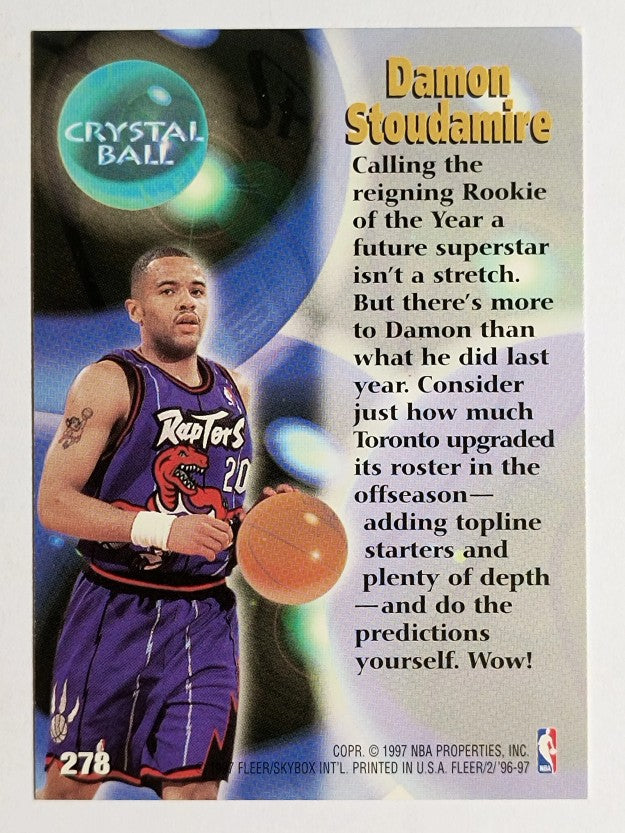 1996-97 Fleer #278 Damon Stoudamire CB