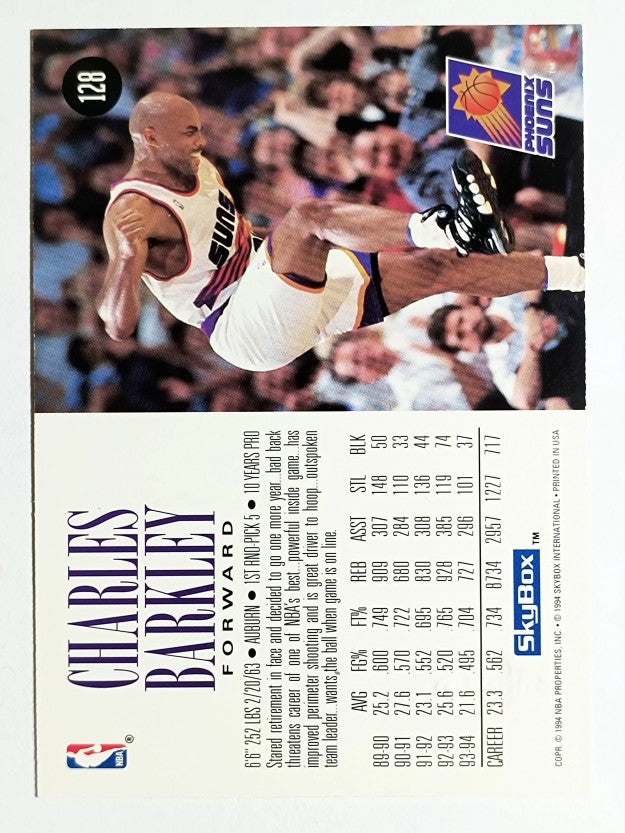 1994-95 SkyBox Premium #128 Charles Barkley