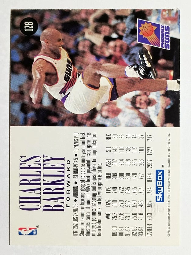 1994-95 SkyBox Premium #128 Charles Barkley