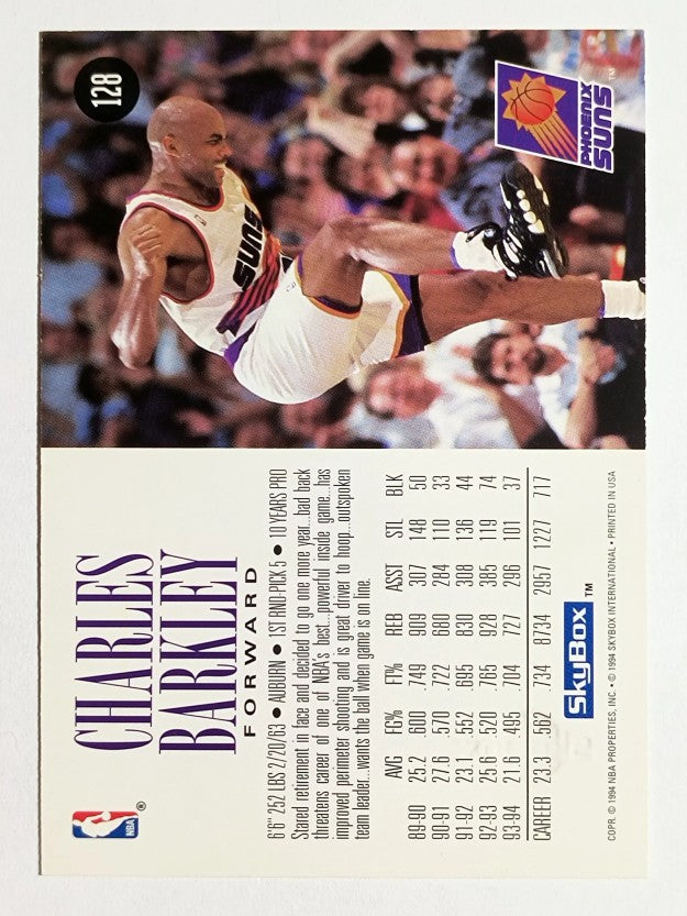 1994-95 SkyBox Premium #128 Charles Barkley