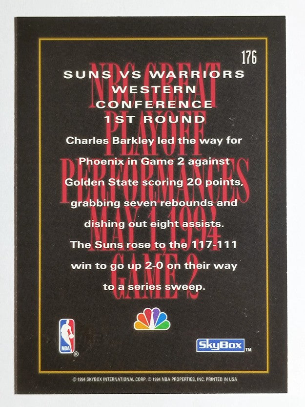 1994-95 SkyBox Premium #176 Charles Barkley NBC
