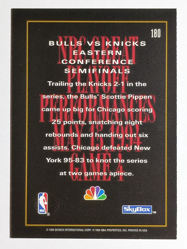1994-95 SkyBox Premium #180 Scottie Pippen NBC