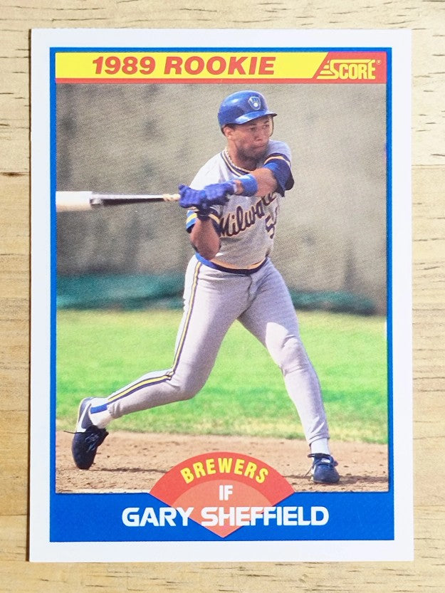 1989 Score #625 Gary Sheffield RC
