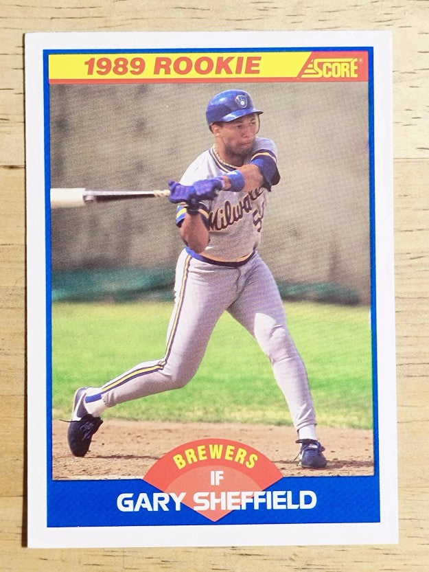 1989 Score #625 Gary Sheffield RC