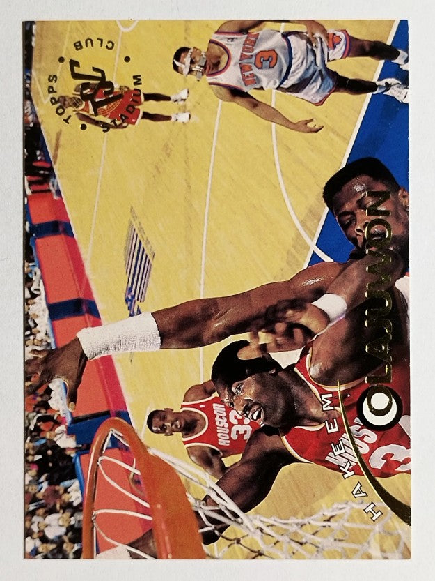 1994-95 Stadium Club #79 Hakeem Olajuwon
