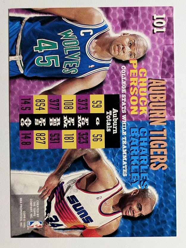 1994-95 Stadium Club #101 Chuck Person/Charles Barkley (NM)