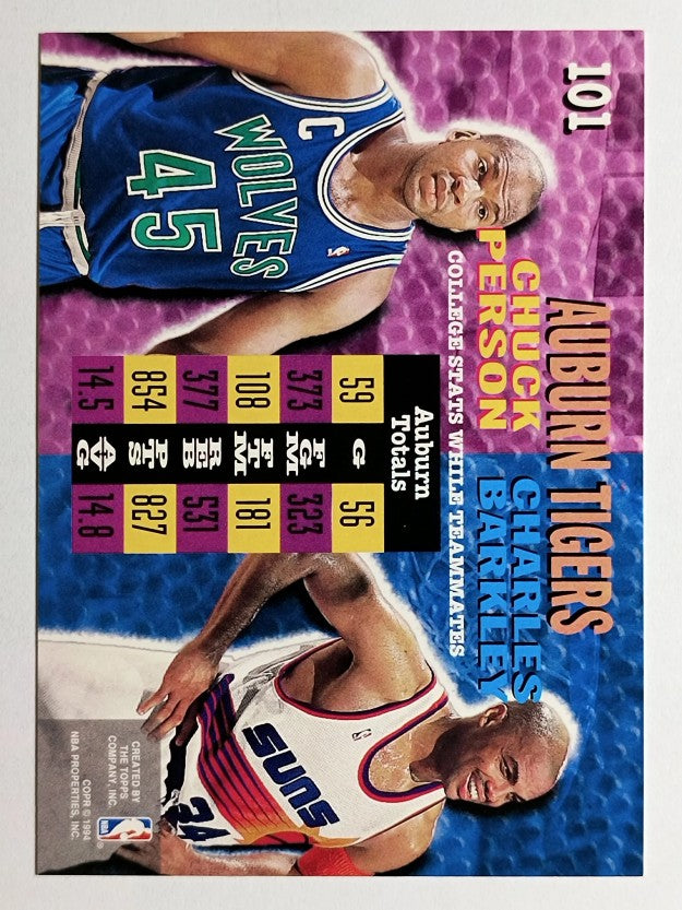 1994-95 Stadium Club #101 Chuck Person/Charles Barkley
