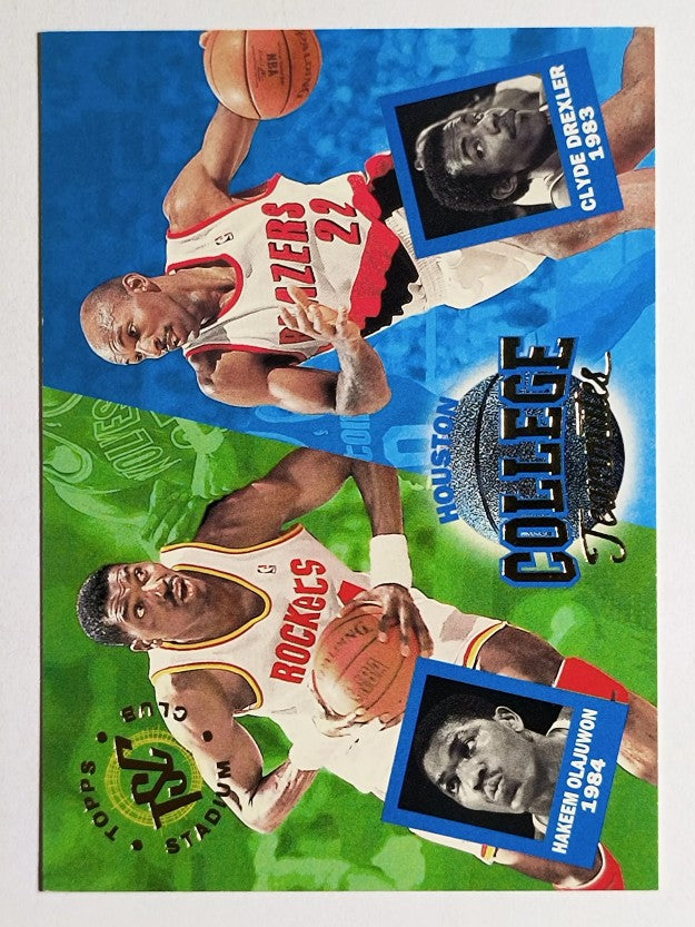 1994-95 Stadium Club #104 Hakeem Olajuwon/Clyde Drexler