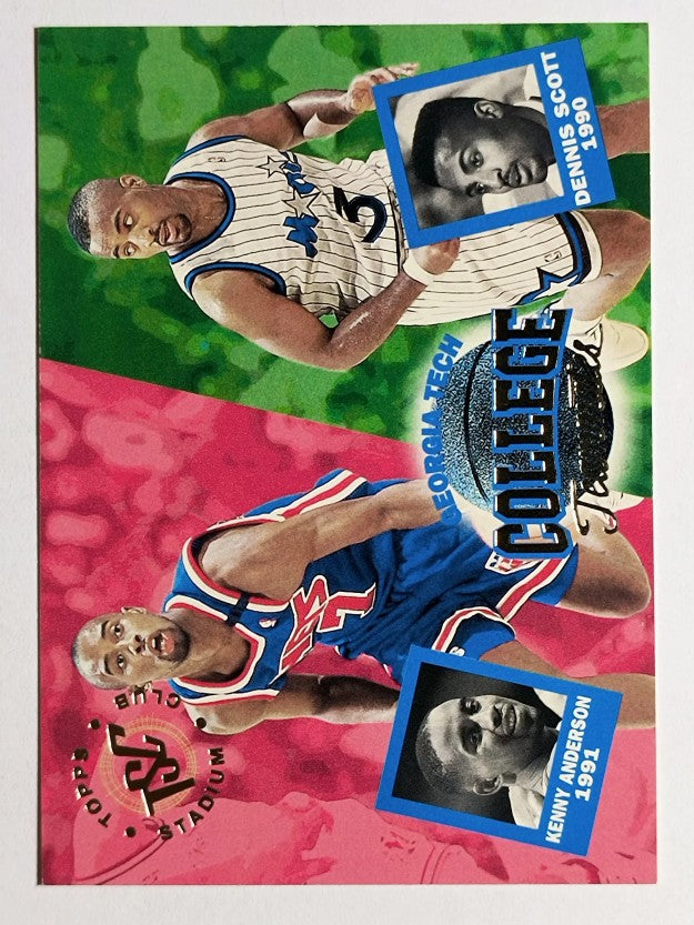 1994-95 Stadium Club #108 Dennis Scott/Kenny Anderson