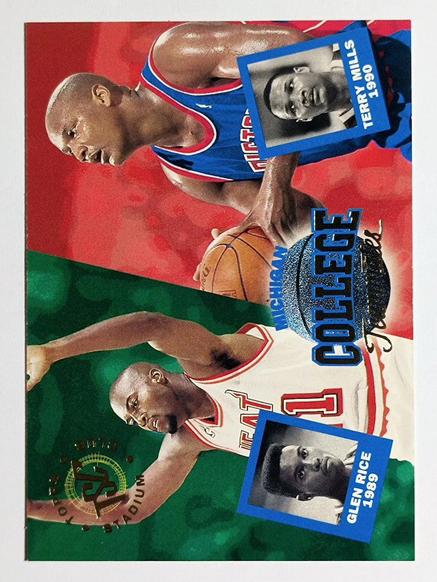 1994-95 Stadium Club #111 Terry Mills/Glen Rice