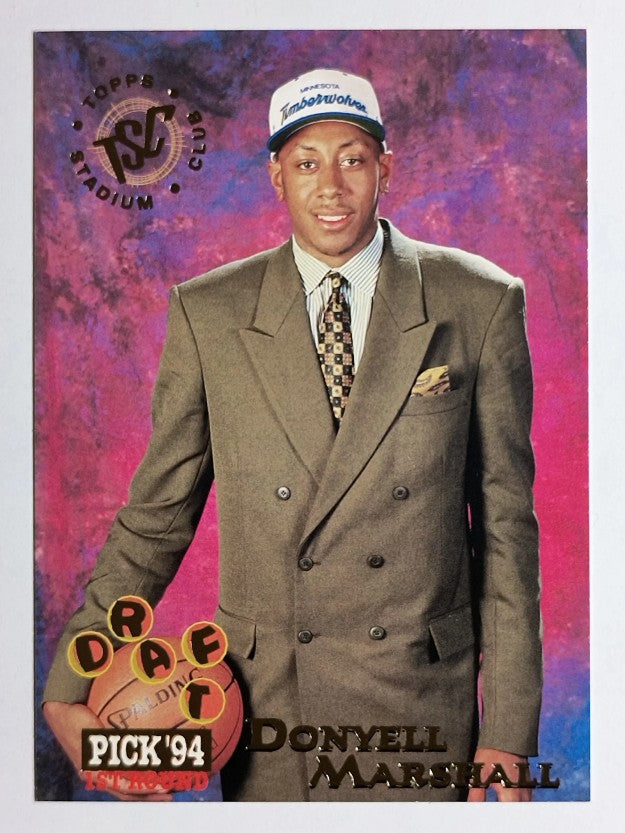 1994-95 Stadium Club #182 Donyell Marshall RC