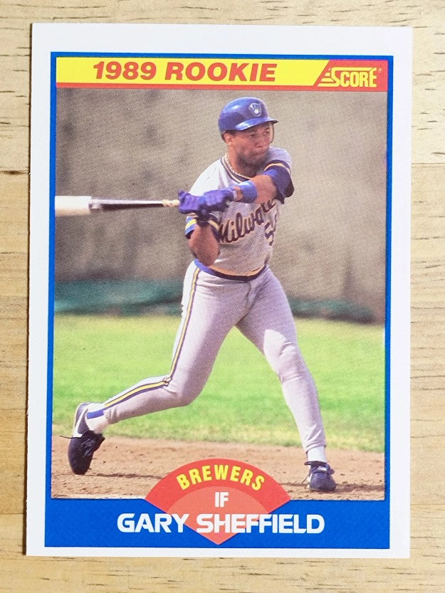 1989 Score #625 Gary Sheffield RC