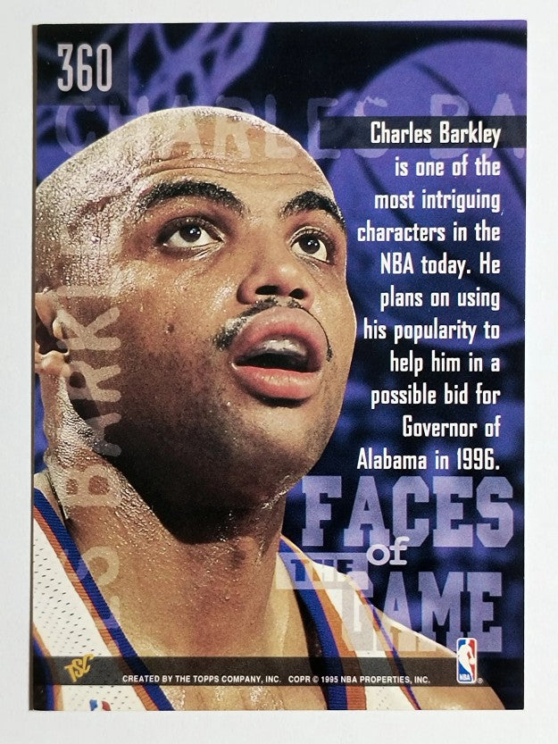 1994-95 Stadium Club #360 Charles Barkley FG (NM)