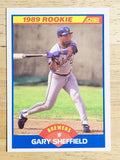 1989 Score #625 Gary Sheffield RC