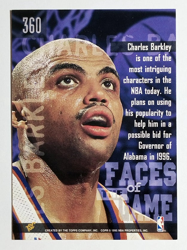 1994-95 Stadium Club #360 Charles Barkley FG (NM)