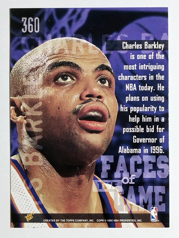 1994-95 Stadium Club #360 Charles Barkley FG (NM)