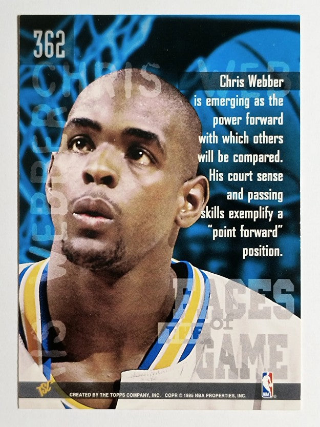 1994-95 Stadium Club #362 Chris Webber FG