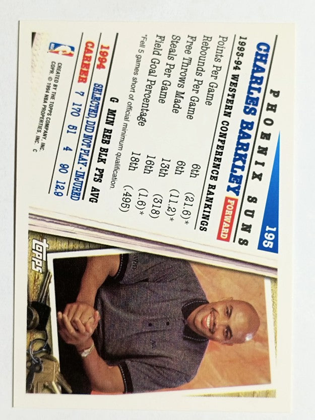 1994-95 Topps #195 Charles Barkley AS