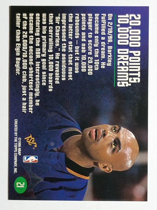 1995-96 Stadium Club Members Only 50 #21 Charles Barkley