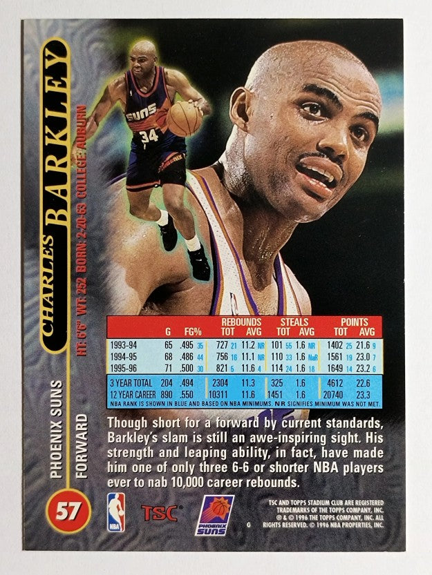 1996-97 Stadium Club #57 Charles Barkley