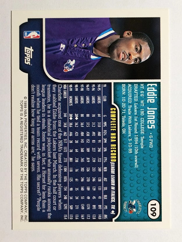 1999-00 Topps #109 Eddie Jones