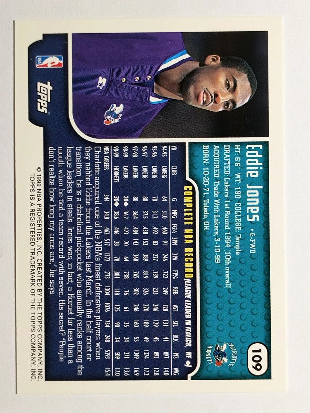 1999-00 Topps #109 Eddie Jones