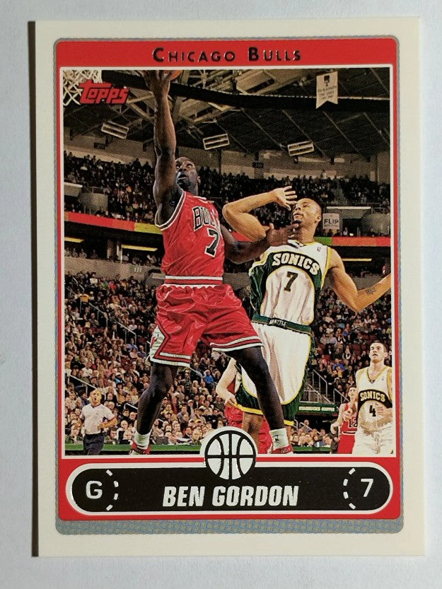 2006-07 Topps #17 Ben Gordon
