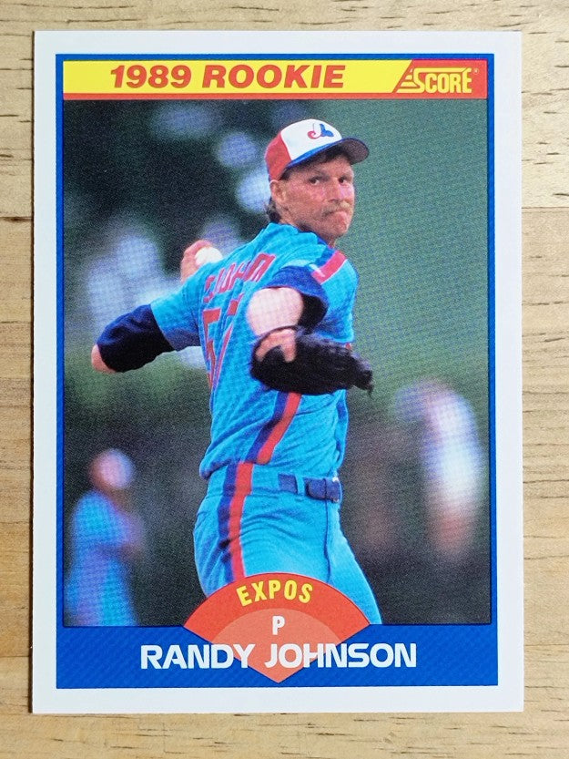 1989 Score #645 Randy Johnson RC