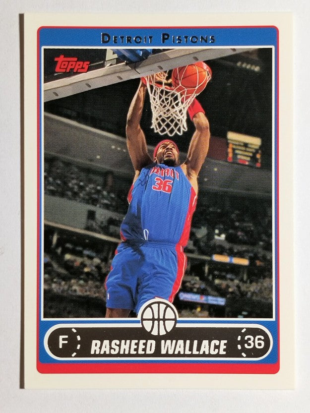 2006-07 Topps #24 Rasheed Wallace