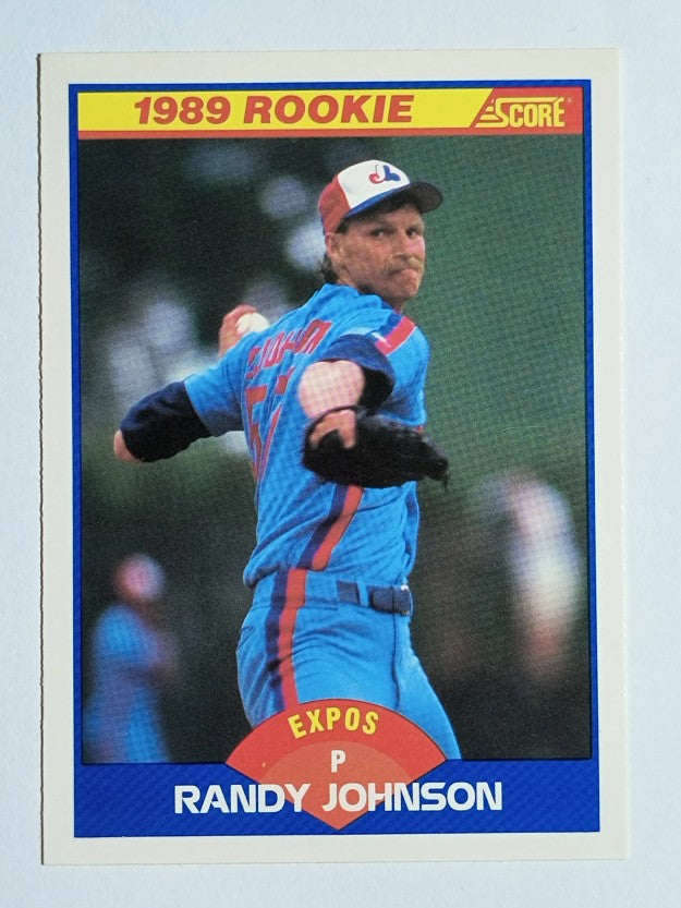 1989 Score #645 Randy Johnson RC