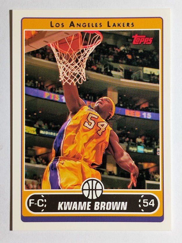 2006-07 Topps #29 Kwame Brown