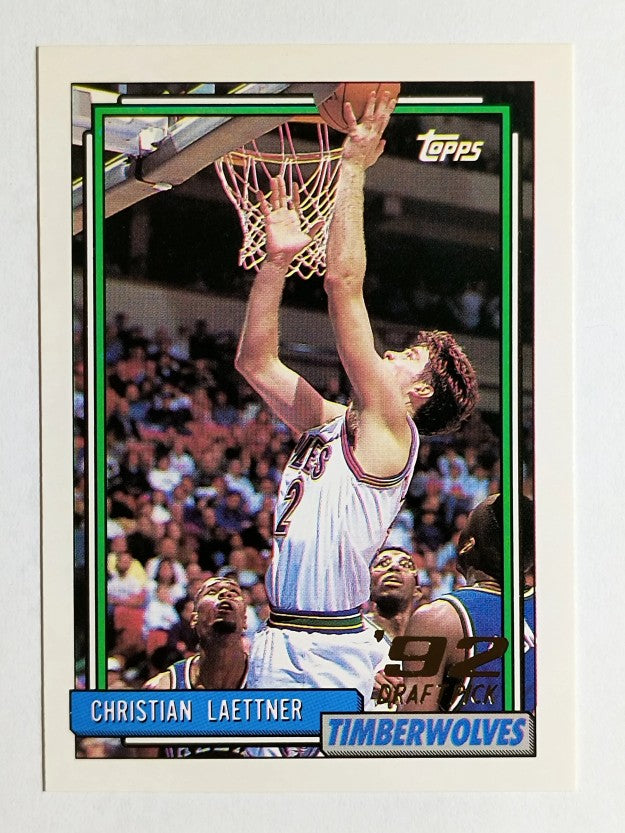 1992-93 Topps #334 Christian Laettner RC