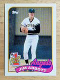 1989 Topps #573 Jim Abbott FDP RC