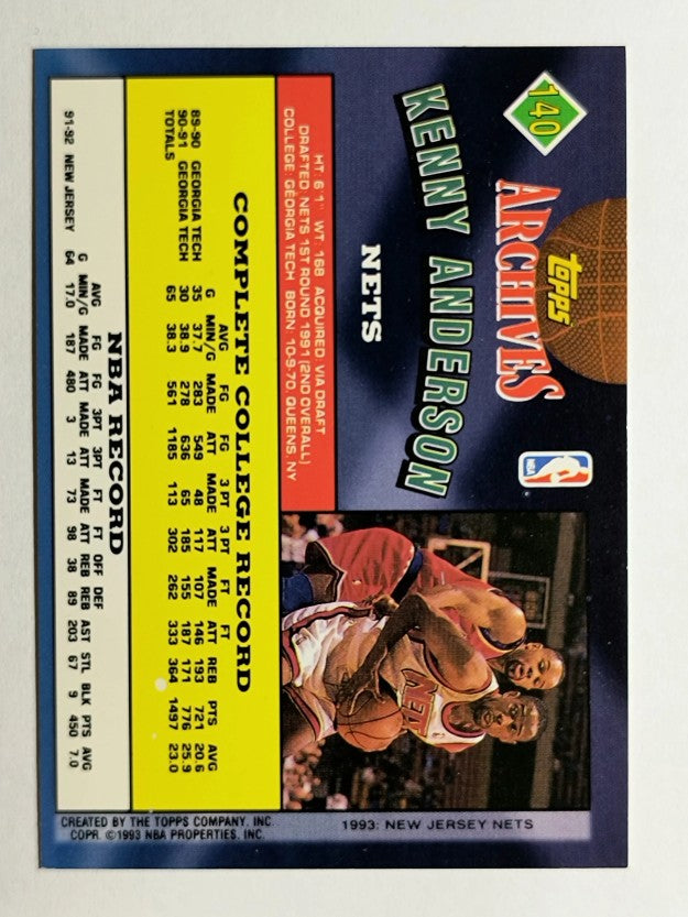 1992-93 Topps Archives #140 Kenny Anderson